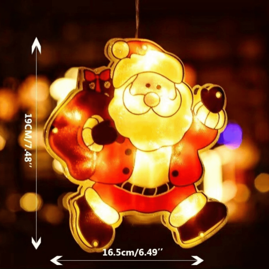 LED Fensterbeleuchtung Warmweiß Weihnachtsdeko Fensterdeko