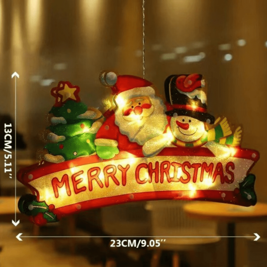 LED Fensterbeleuchtung Warmweiß Weihnachtsdeko Fensterdeko