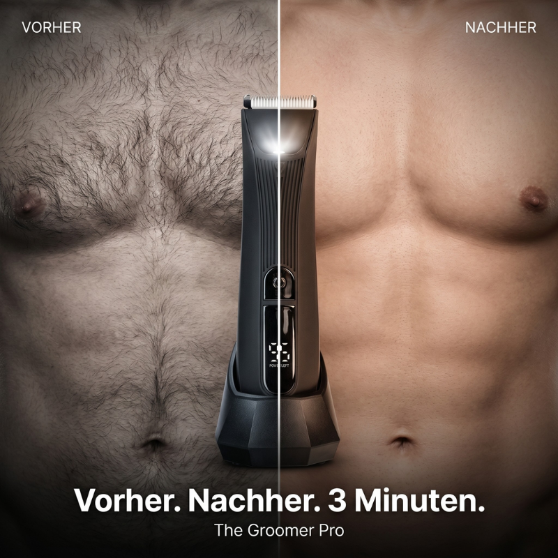 All-in-One Trimmer für Bart, Haare & Körper – Kabellos & Präzise
