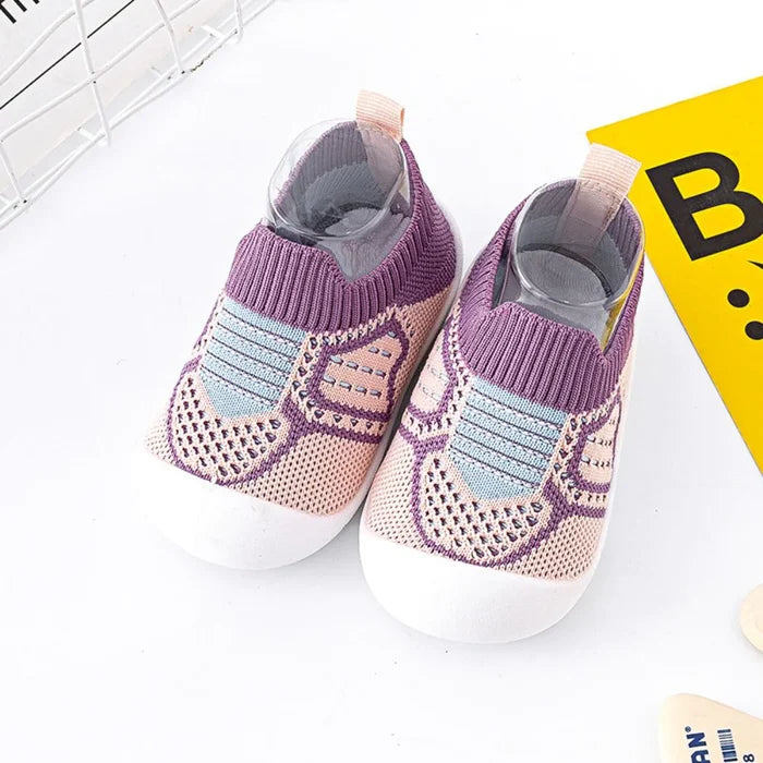 Babyschuhe rutschfest mit weicher Sohle für erste Schritte
