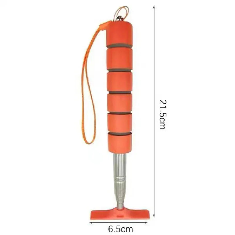 Teleskop-Rückspiegelwischer mit 2-in-1 Reinigungsaufsatz | 21–96 cm