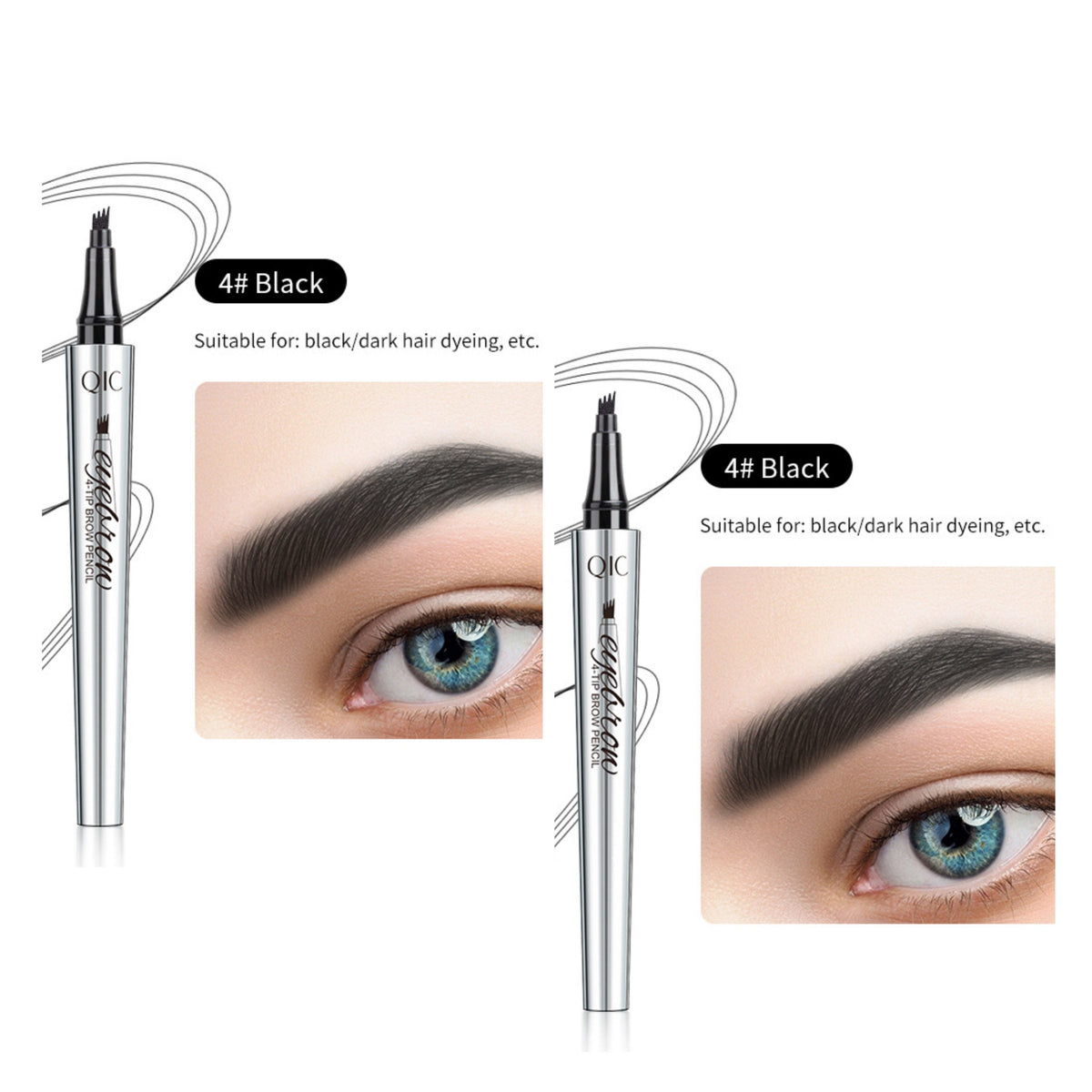 Wasserdichter Augenbrauenstift - Natürliche Augenbrauen Makeup