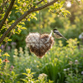 Nistmaterial Halter Eisen Herzform - Vogelnisthilfe zum Aufhängen