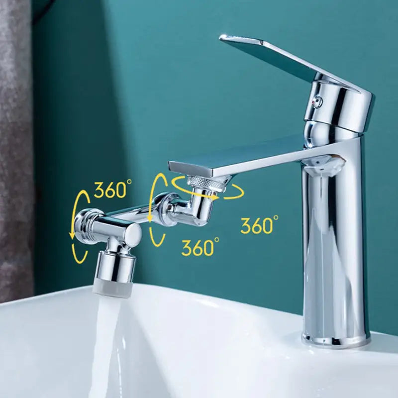 Flexibler Wasserhahn-Aufsatz mit 1080° Rotation & 4-fach Filter