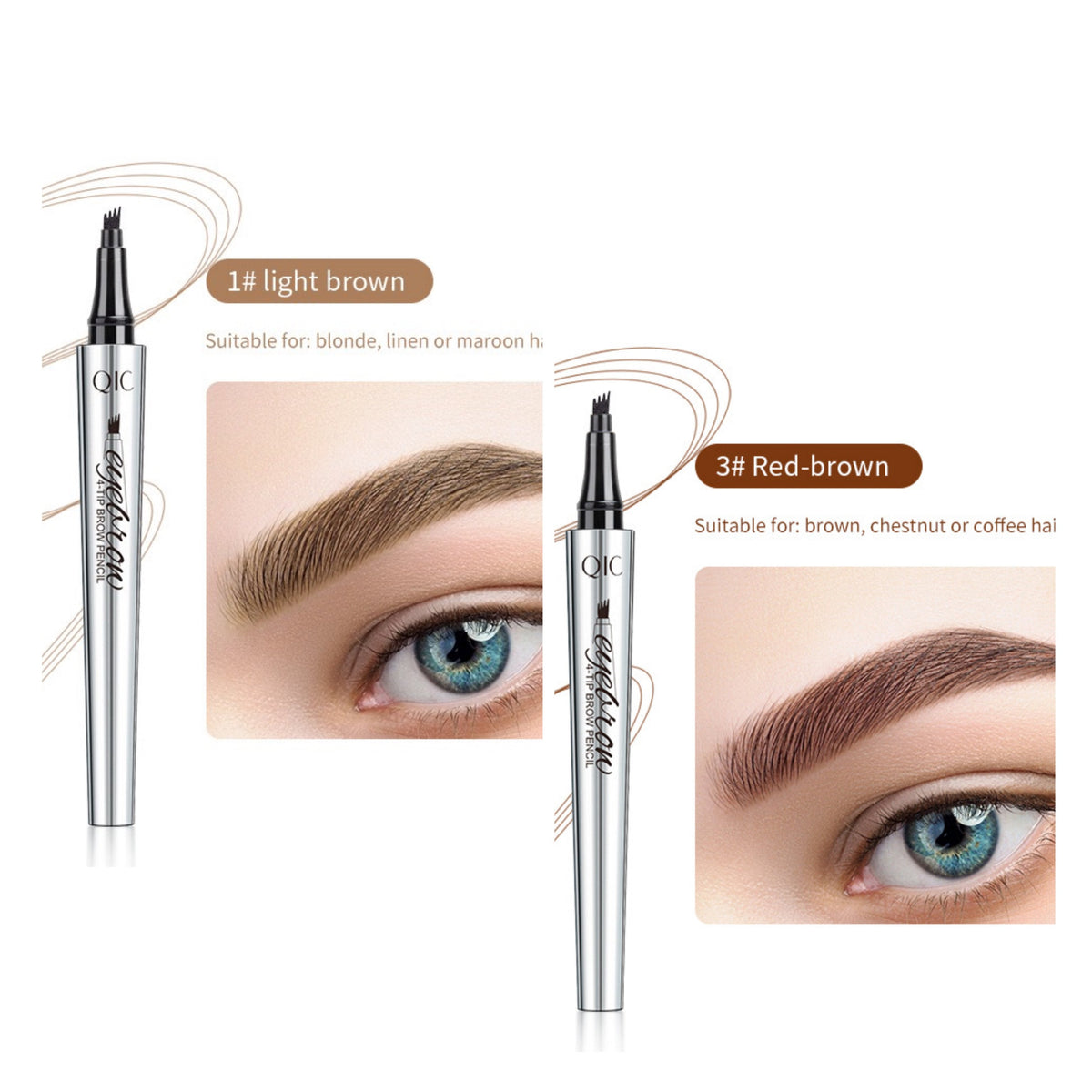 Wasserdichter Augenbrauenstift - Natürliche Augenbrauen Makeup
