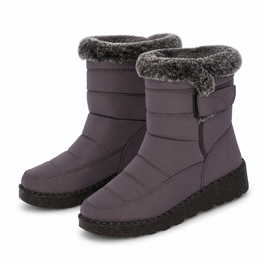 Gefütterte Winterstiefel Damen – wasserabweisend & rutschfest