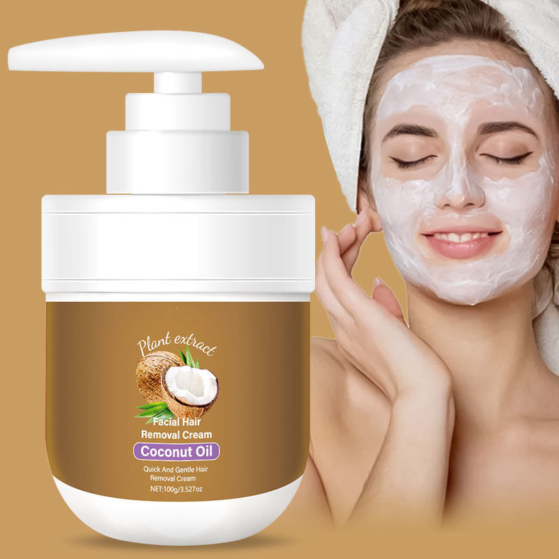 Gesichts-Enthaarungscreme mit Aloe Vera - Sanfte Haarentfernung