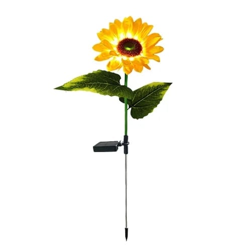 Solar Gartenleuchten Sonnenblumen LED Warmweiß IP65 Wetterfest