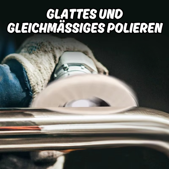 Hochglanz Polierpad für Winkelschleifer 125mm - Metall Rost Politur
