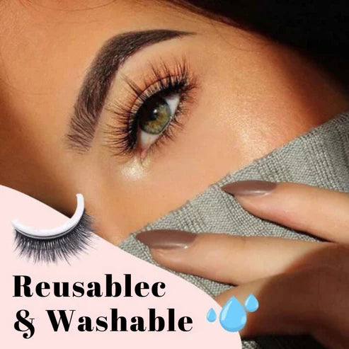 Selbstklebende Wimpern ohne Kleber - Wiederverwendbare Falsche Wimpern