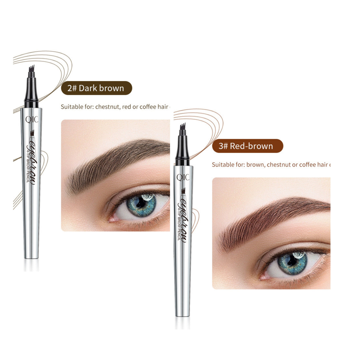 Wasserdichter Augenbrauenstift - Natürliche Augenbrauen Makeup