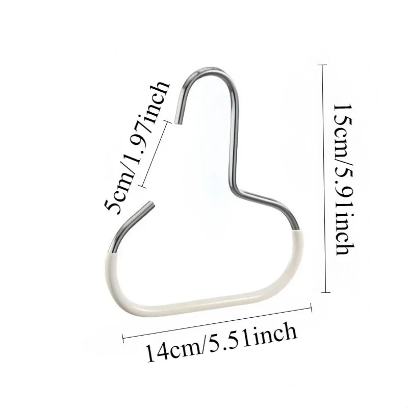 Metall Wandhaken für Hüte & Accessoires – 4er Set, platzsparend