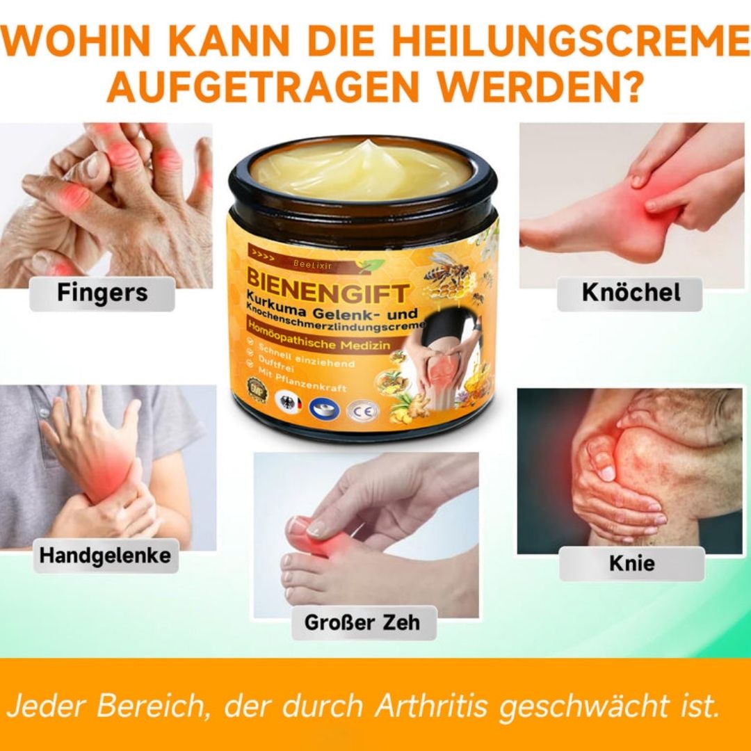 Bienengift Creme mit Hyaluron & Kollagen - Anti-Aging Gesichtscreme
