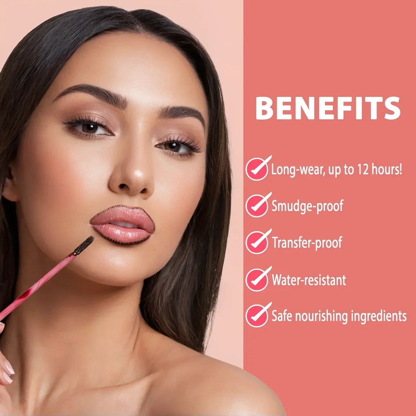 Peel-Off Lippenstift mit Hyaluronsäure – Langanhaltende Lippenfarbe