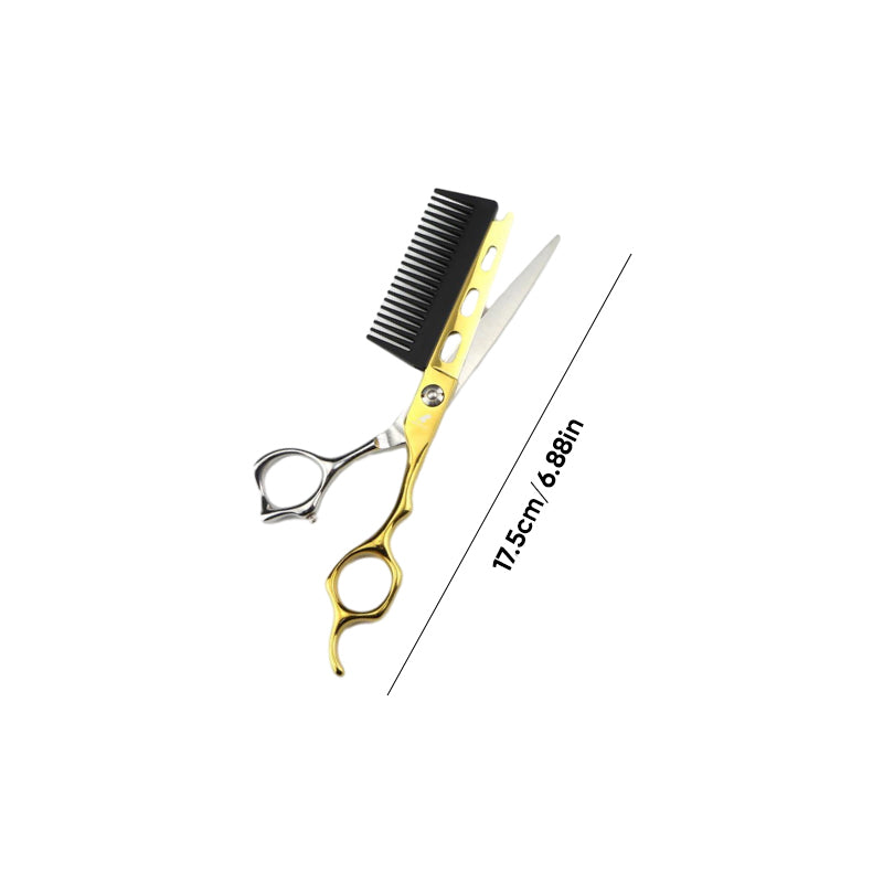 Professionelle Haarschere mit japanischem Kohlenstoffstahl – ergonomisch & präzi