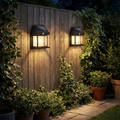 Solar LED-Wandleuchte mit Bewegungssensor für Garten und Zaun