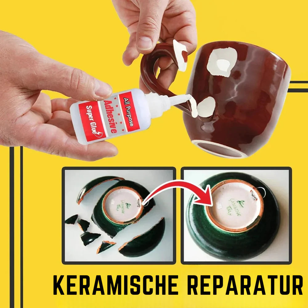 Allzweck Sekundenkleber für Keramik Holz Kunststoff Metall Reparatur