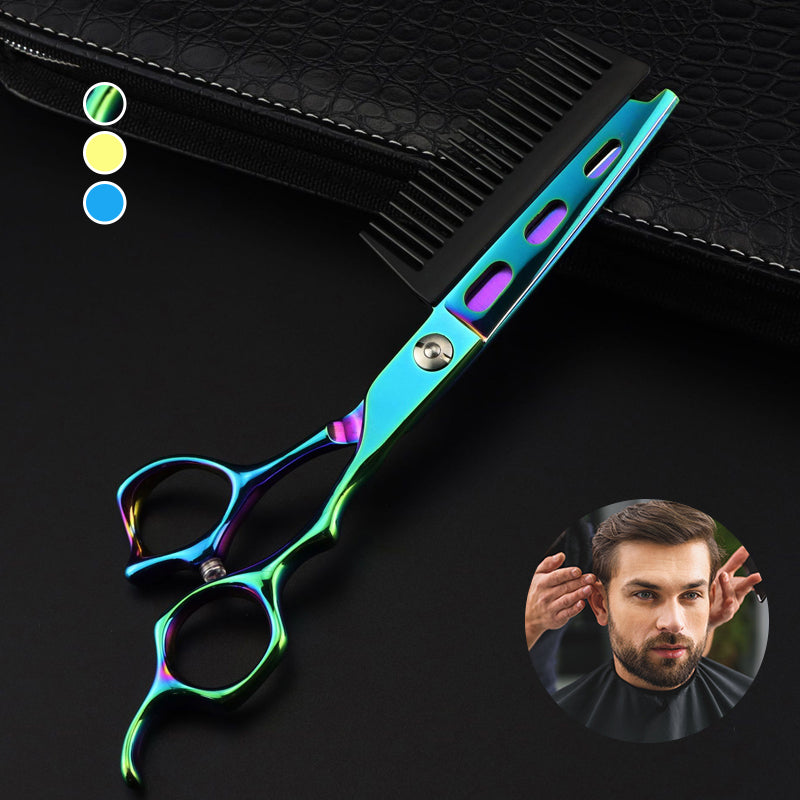 Professionelle Haarschere mit japanischem Kohlenstoffstahl – ergonomisch & präzi