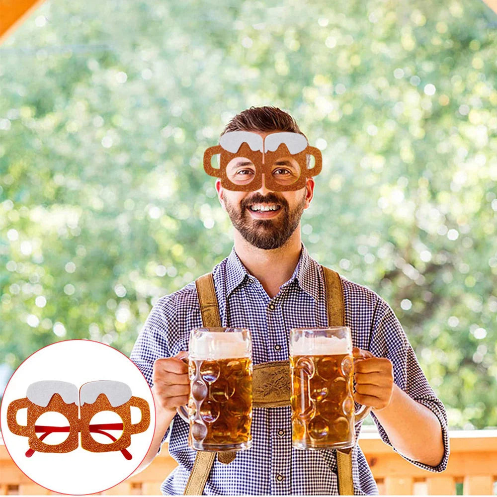 Oktoberfest Partybrillen Set – 24 Stück aus Kunststoff