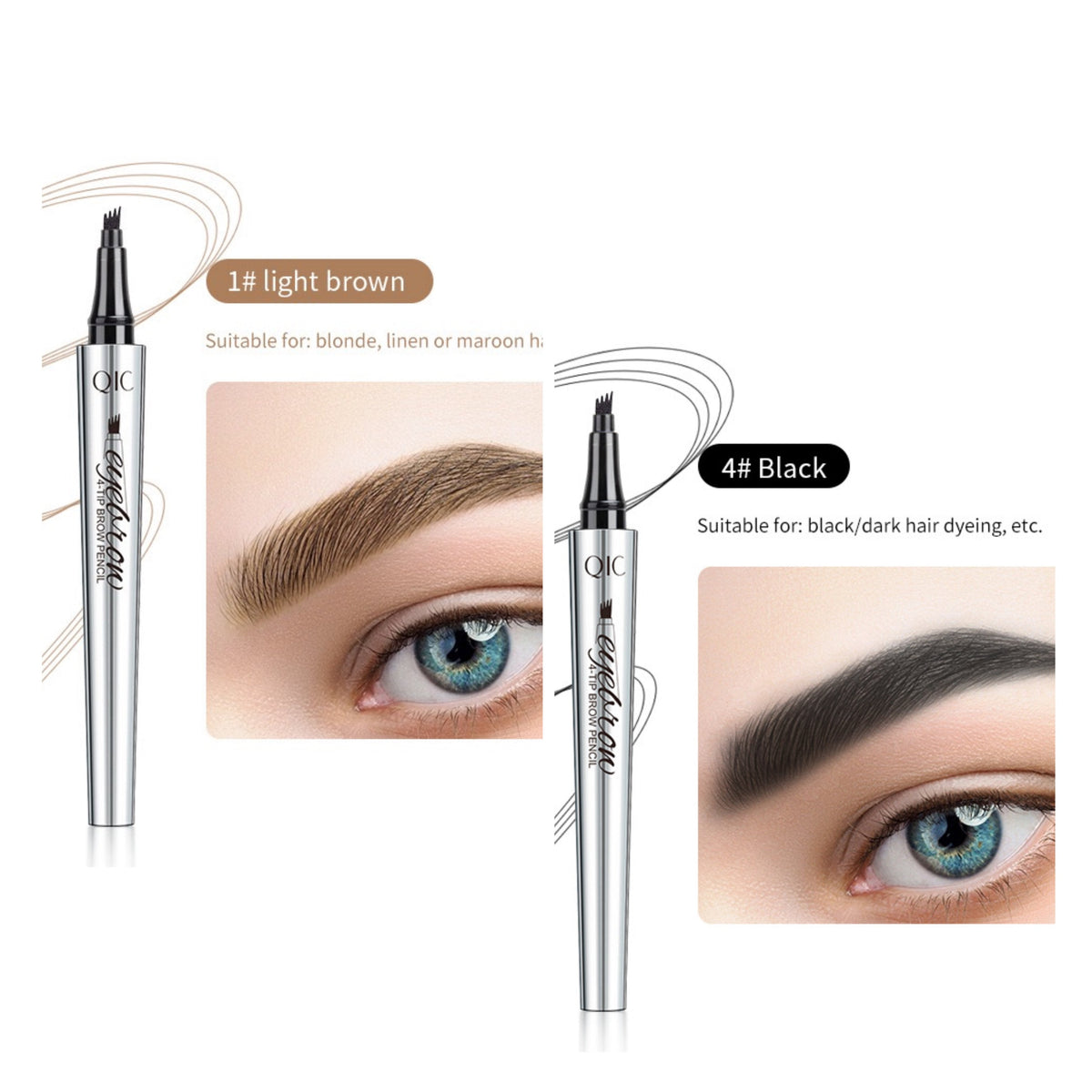 Wasserdichter Augenbrauenstift - Natürliche Augenbrauen Makeup