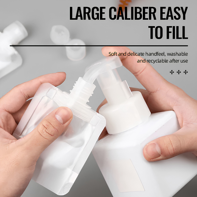 Reiseflaschen Set 40-teilig – Auslaufsichere Kosmetikbehälter 30, 50 & 100 ml