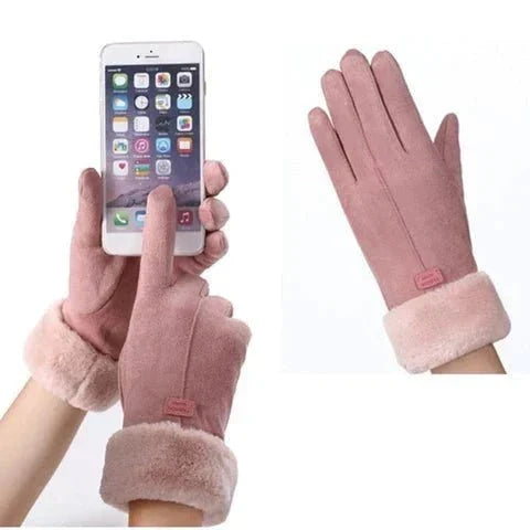 Beheizte Damenhandschuhe mit Touchscreen-Funktion und verstellbarer Wärme