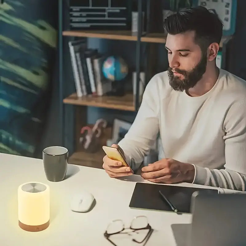 Dimmbares LED-Nachtlicht mit Farbwechsel für Schlafzimmer