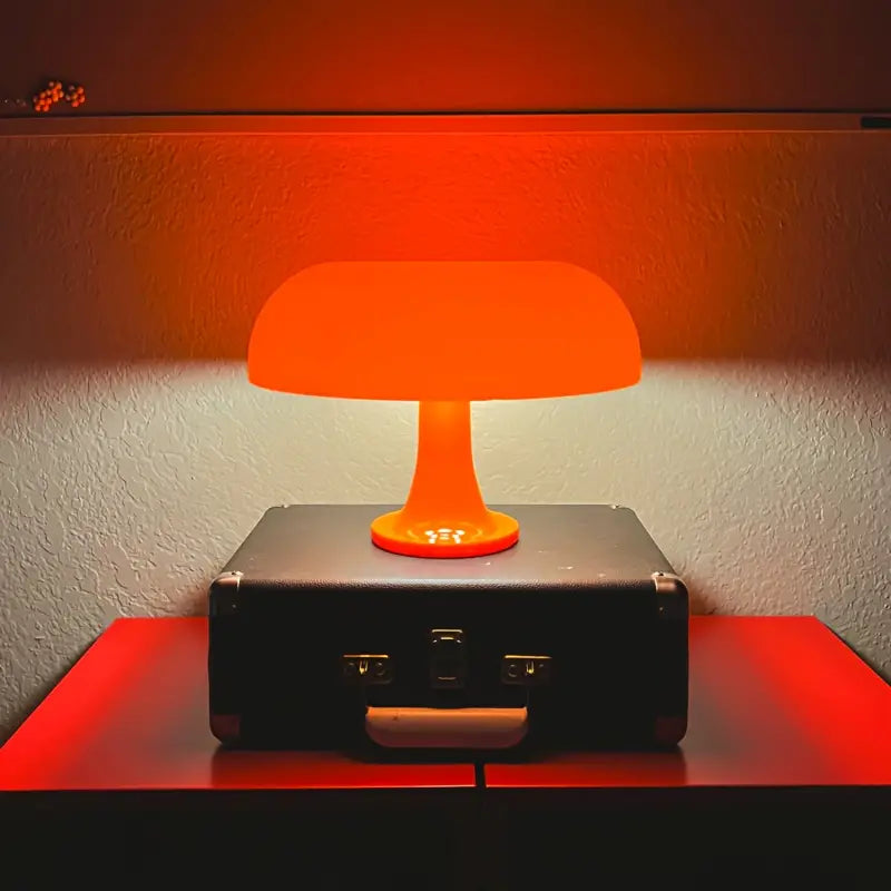 Tragbare Pilzlampe mit LED – kabellos und stimmungsvoll