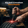 Reifenpannen Reparatur-Set – Kompaktes Reifenreparaturwerkzeug mit 10 Streifen