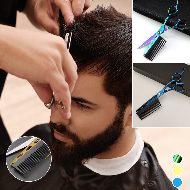 Professionelle Haarschere mit japanischem Kohlenstoffstahl – ergonomisch & präzi