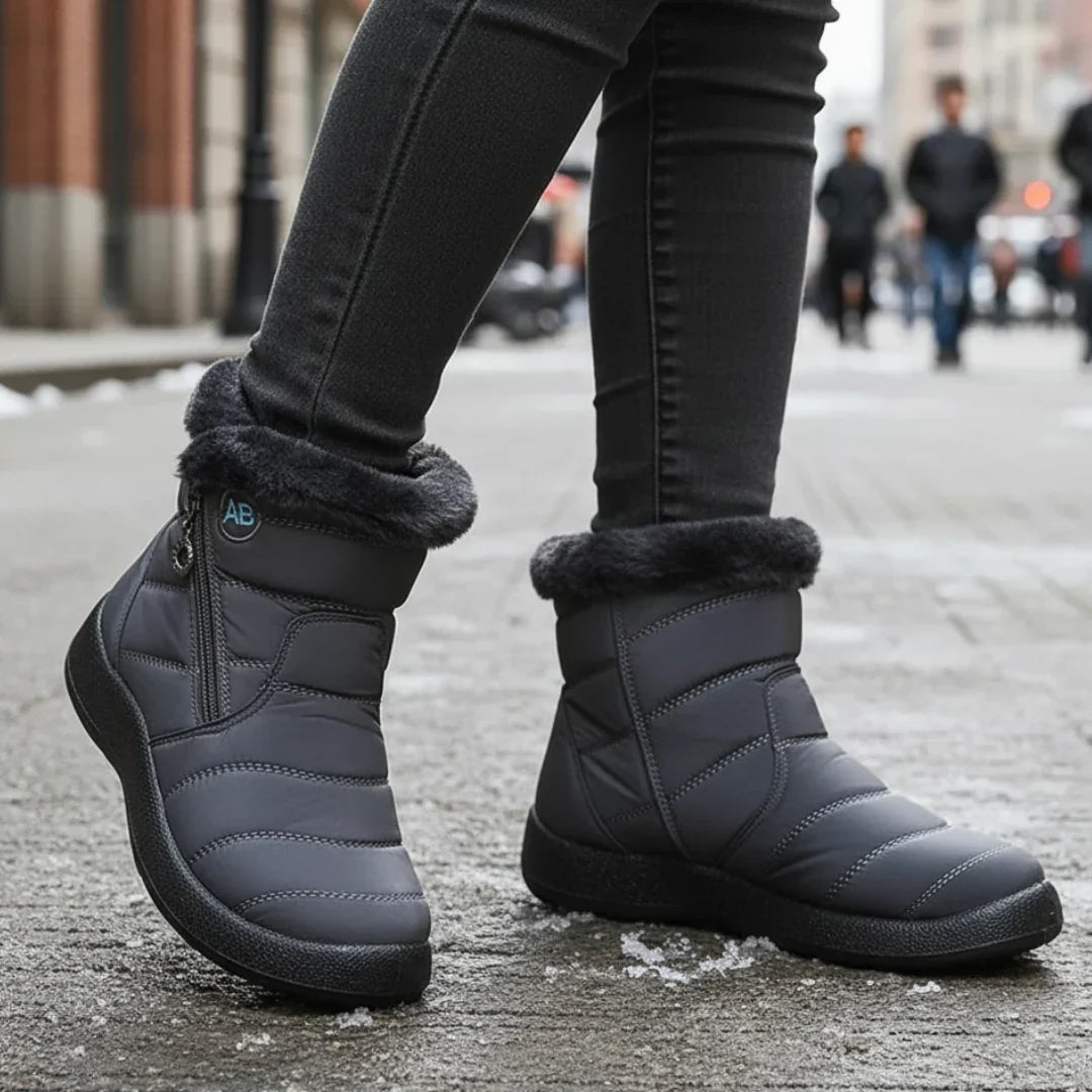 Gefütterte Winterstiefel – wasserabweisend und rutschfest