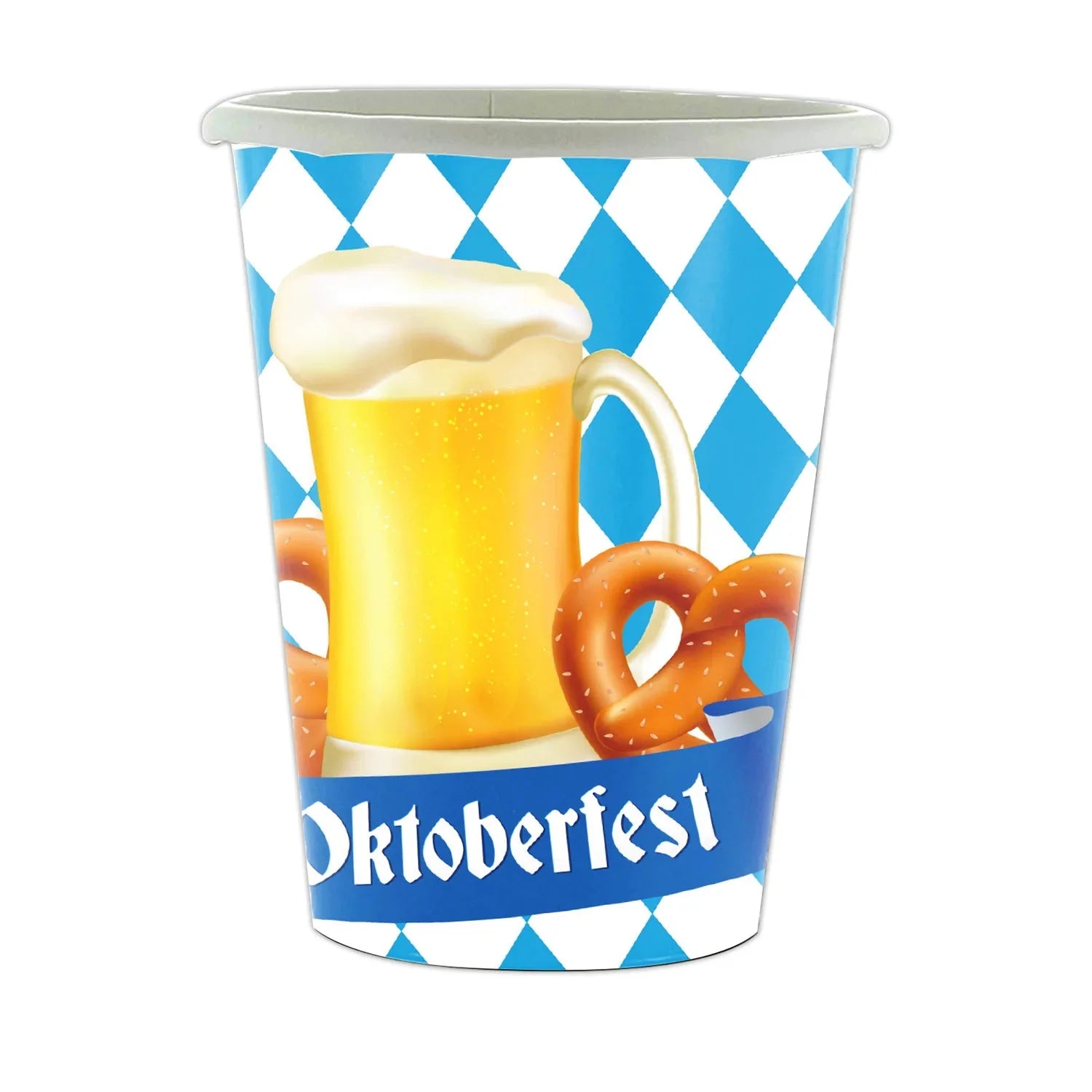 Einweg-Partygeschirr Oktoberfest-Design für 12 Personen