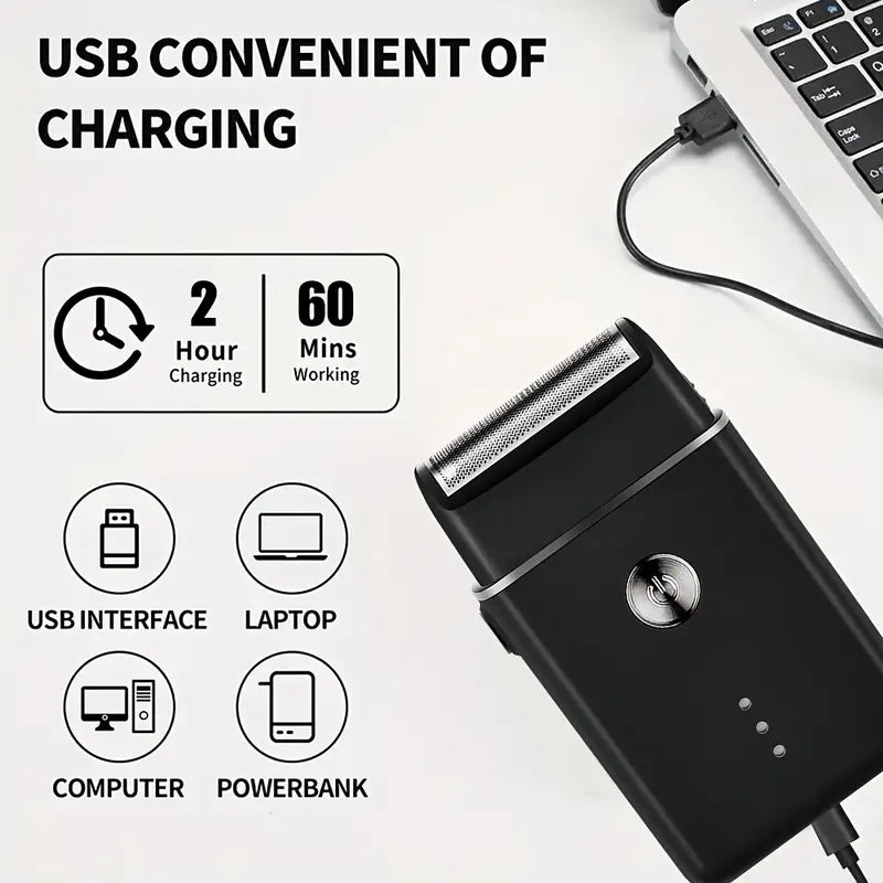 Bart- und Haarschneider Set Kabellos - 3in1 Trimmer USB Aufladbar
