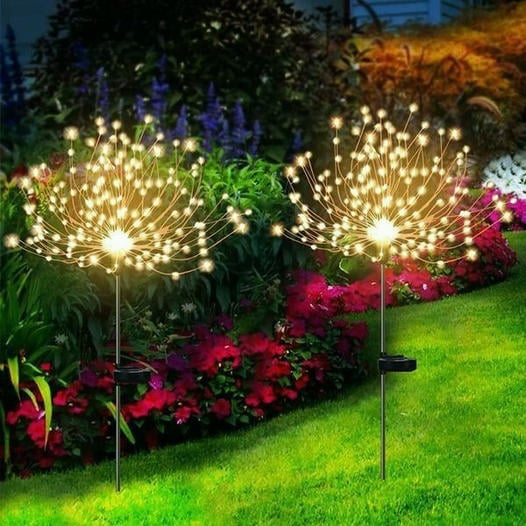 Solar LED Lichterkette für Garten - 90 LEDs mit 2 Modi IP65