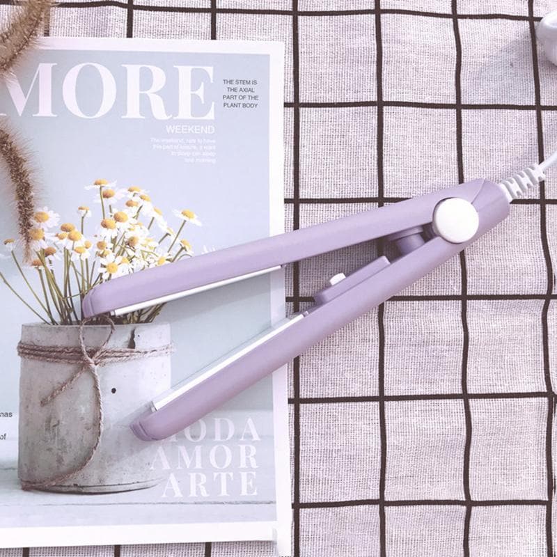 Mini Lockenstab mit Keramik-Turmalin Platten - Kompaktes Haarstyling