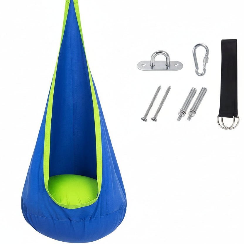 Baumwoll Hängematte für Garten, Balkon & Wohnzimmer – 160x68 cm
