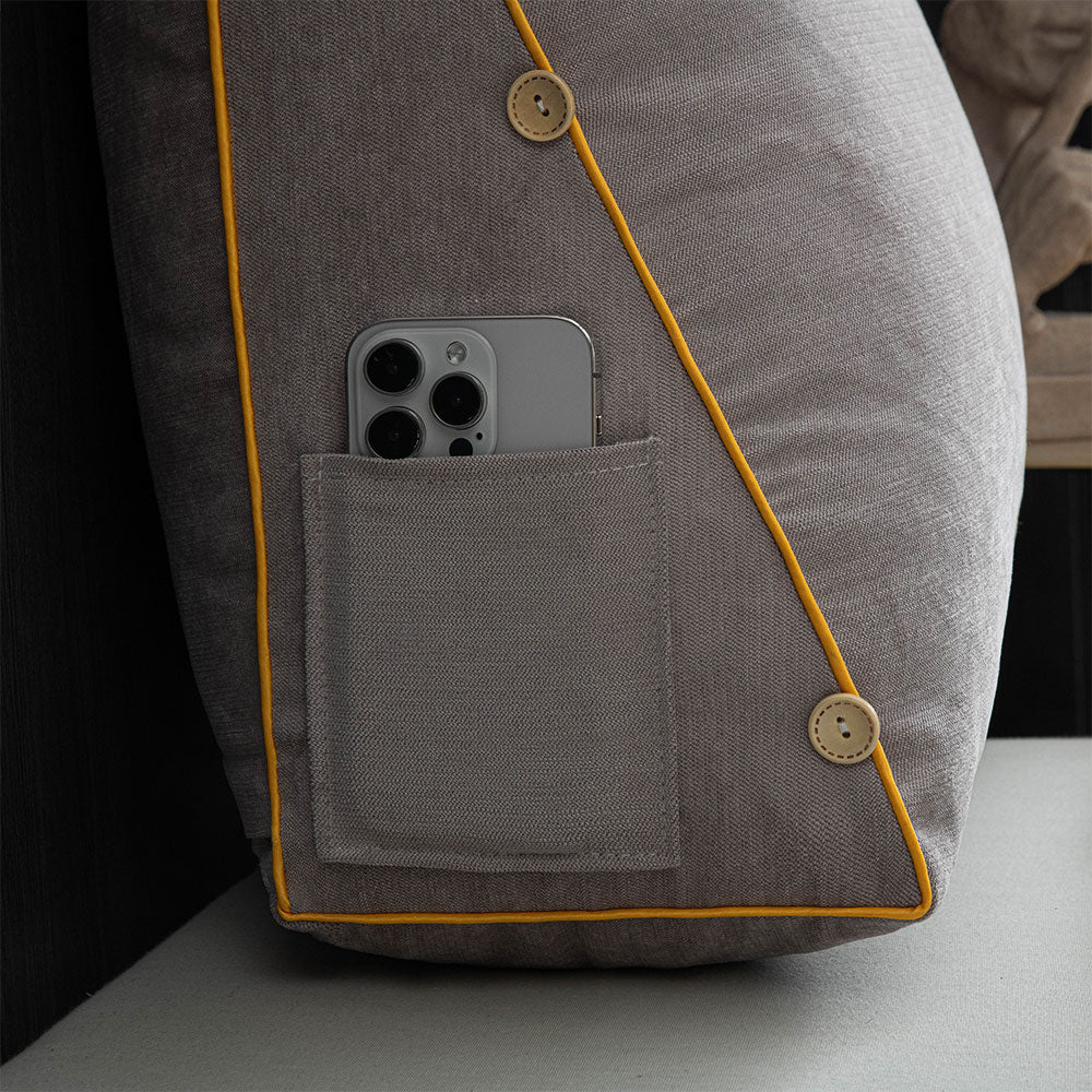 Lesekissen mit Armlehnen – ergonomische Rückenstütze zum Lesen
