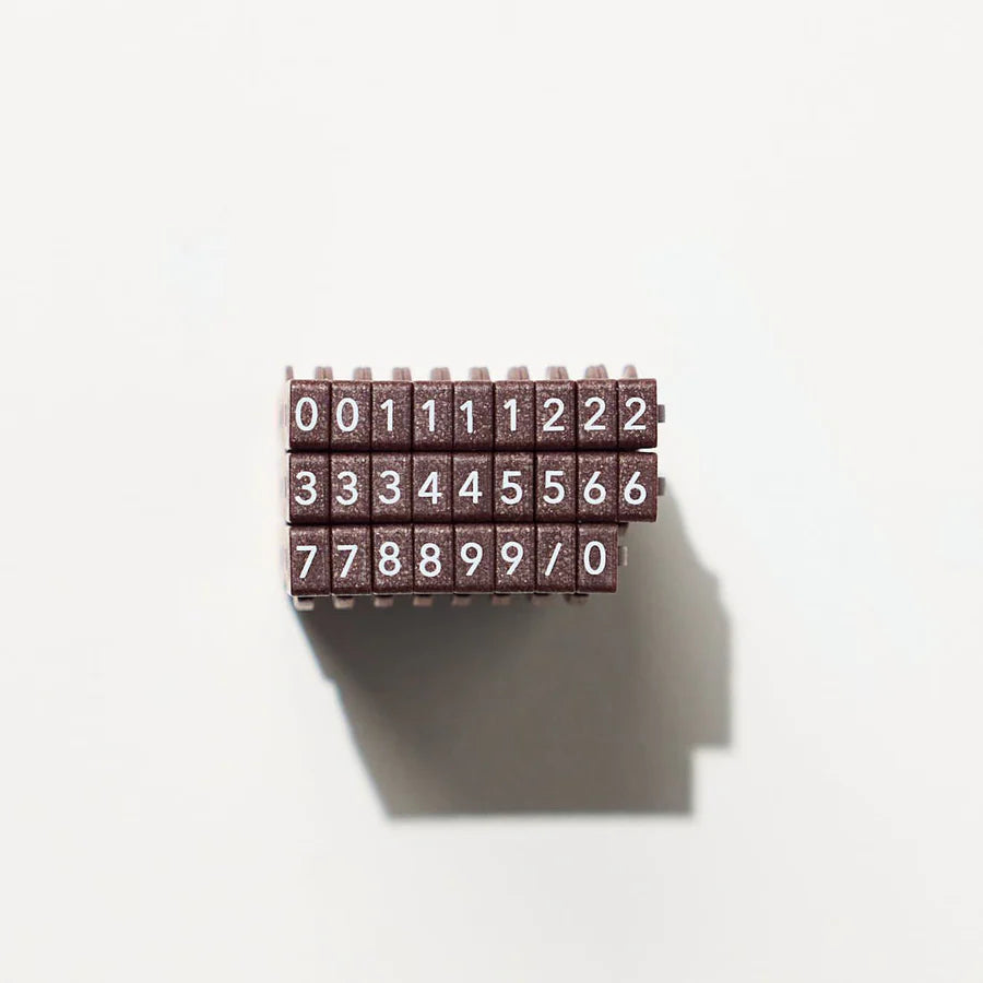 Kalender Stempel für Bullet Journal Planer - Raster Layout Stempel