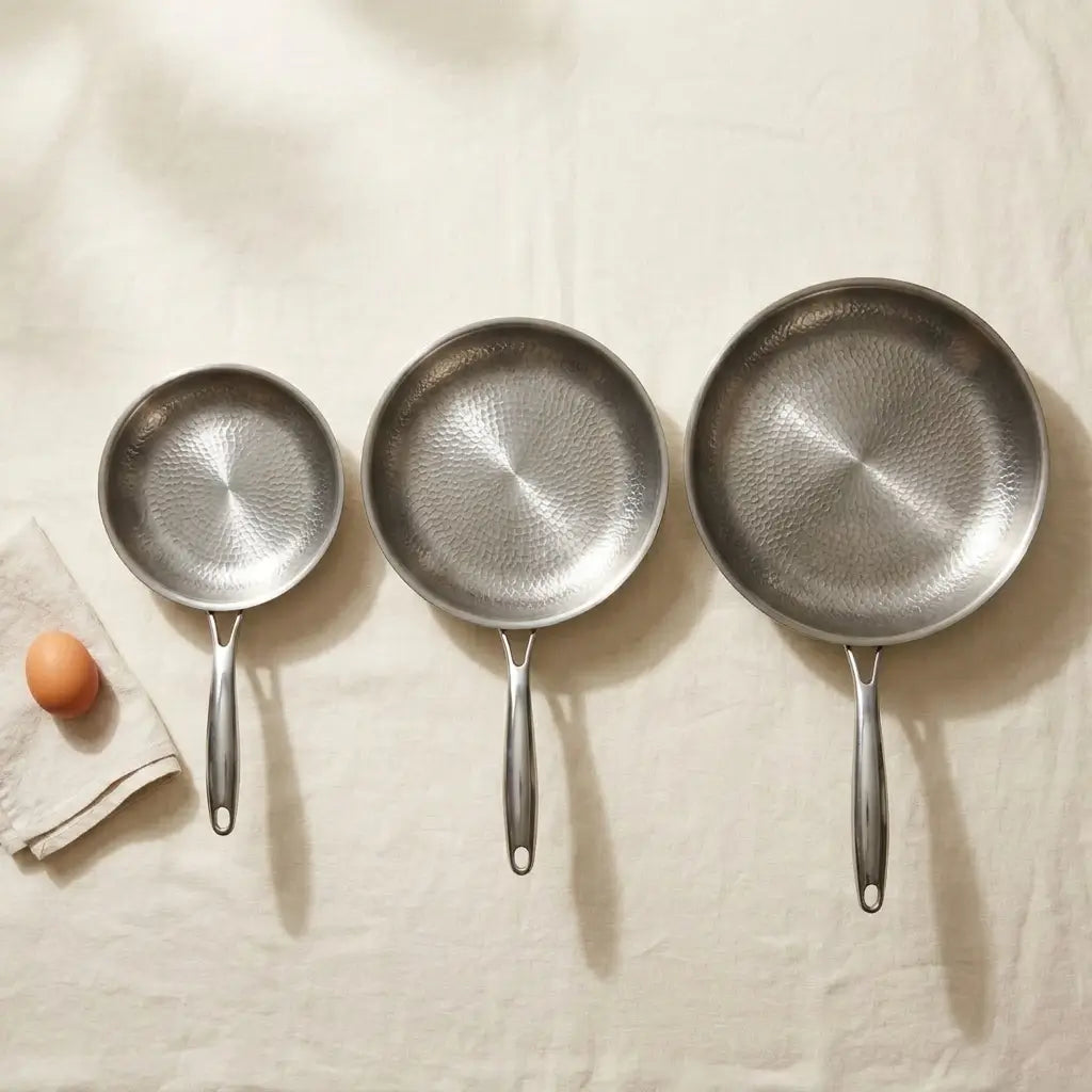 Pfanne gehämmert – beschichtungsfrei, PTFE- und PFAS-frei
