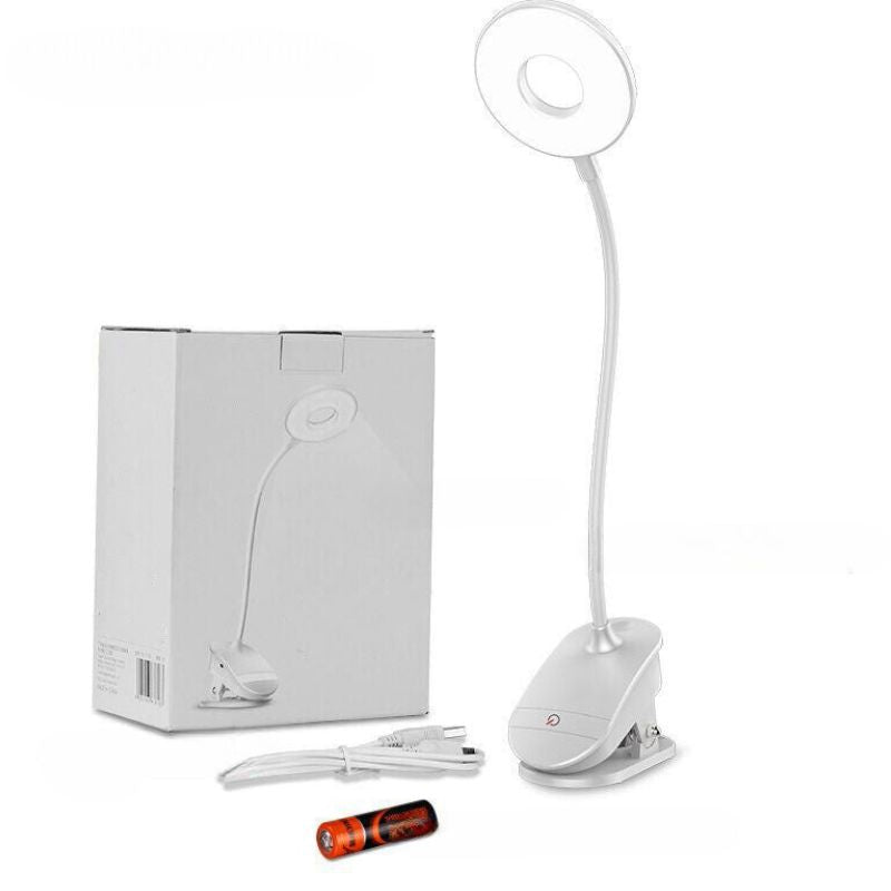 LED Ringlicht Schreibtischlampe – Flimmerfrei & Augenschonend mit Tischklemme