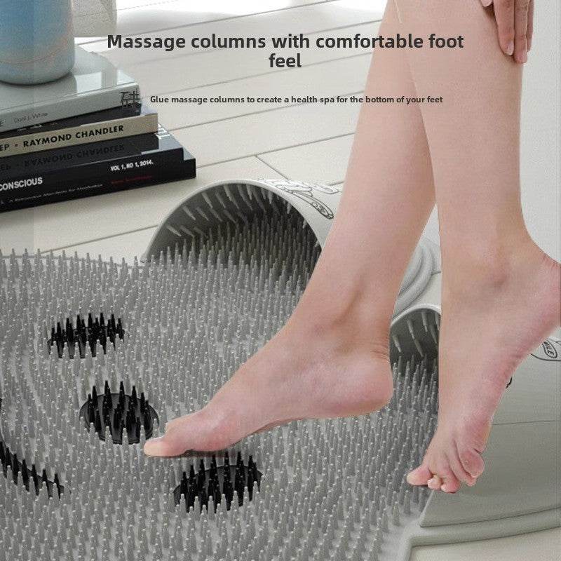 Fußmassage Matte für die Dusche mit Bürsten – Rutschfeste Fußpflege