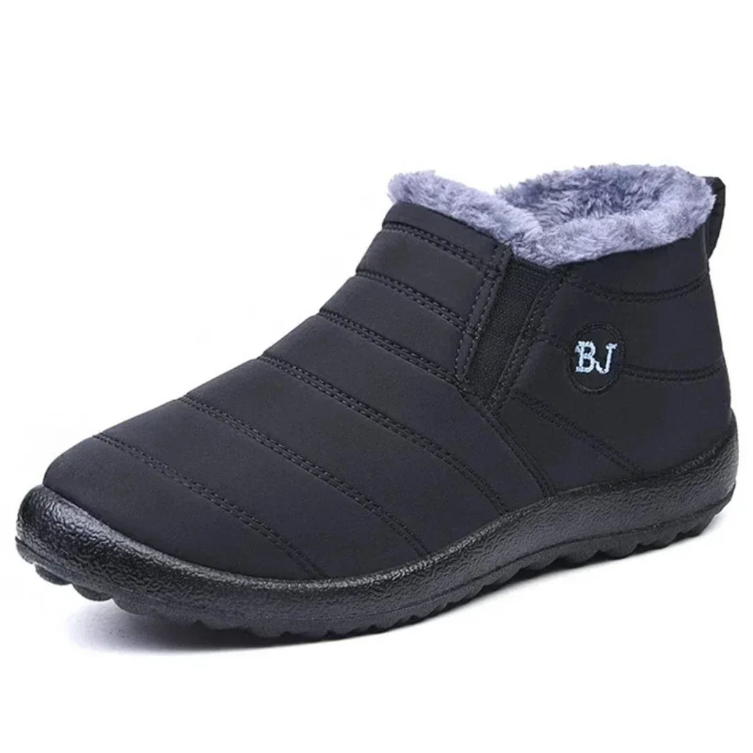 Damen Winterstiefel wasserabweisend mit Plüschfutter und Antirutschsohle