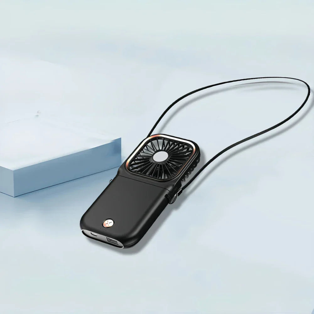 Faltbarer Handfächer Wiederaufladbar – 3000 mAh Akku, 3 Stufen