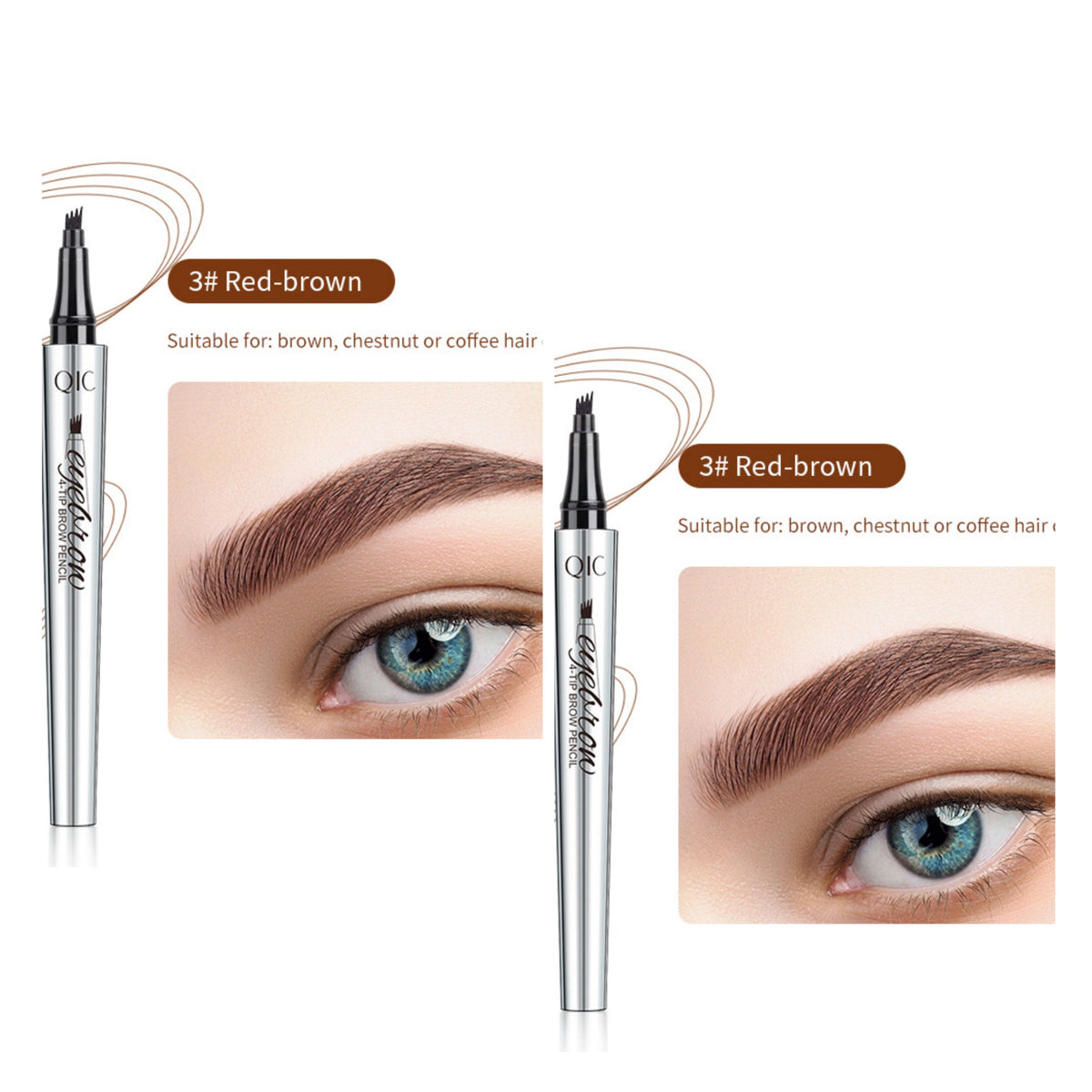 Wasserdichter Augenbrauenstift - Natürliche Augenbrauen Makeup