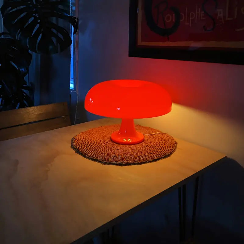 Tragbare Pilzlampe mit LED – kabellos und stimmungsvoll
