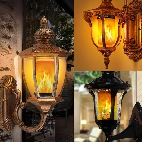 LED Flammen Glühbirne E26 - Flammeneffekt Leuchtmittel für Atmosphäre
