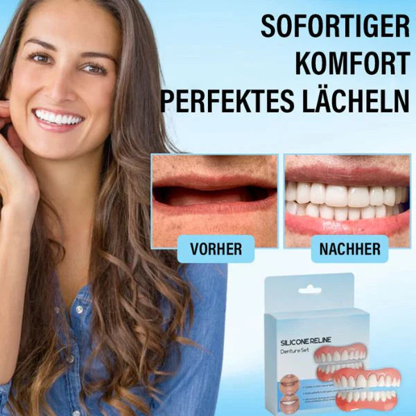 Silikon Zahnprothesen Reline Set - Universelle Prothesen Anpassung