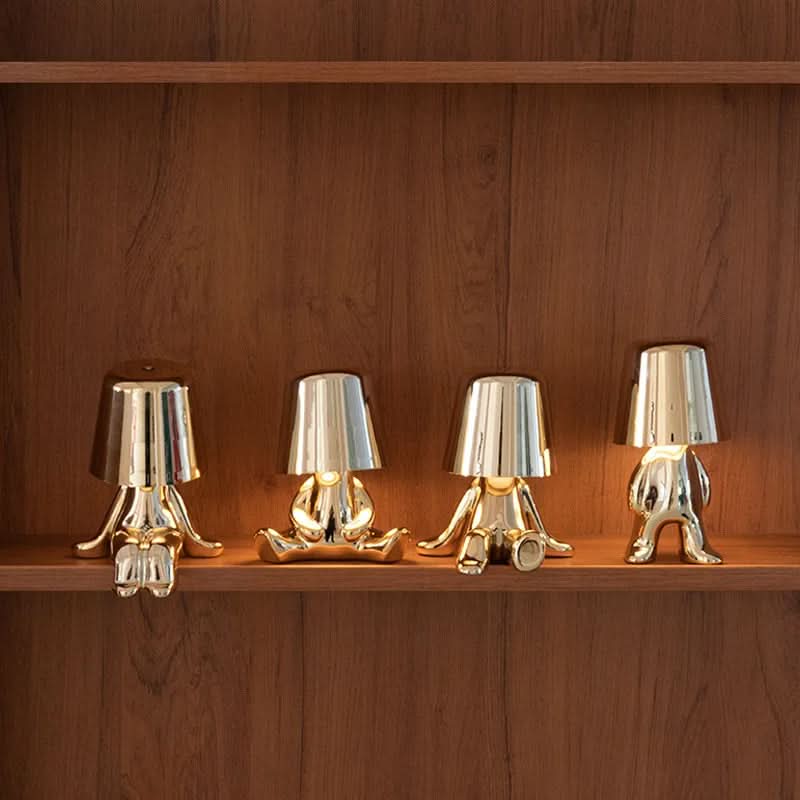 Dimmbare LED Tischleuchte aus Metall und Acryl – modernes Design
