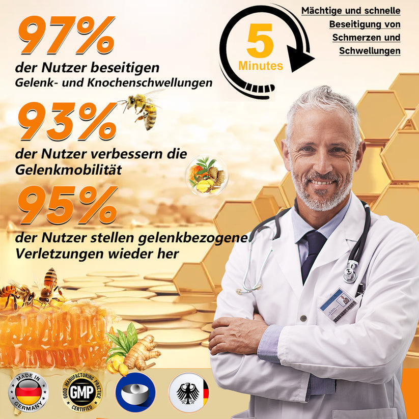 Bienengift Creme mit Hyaluron & Kollagen - Anti-Aging Gesichtscreme