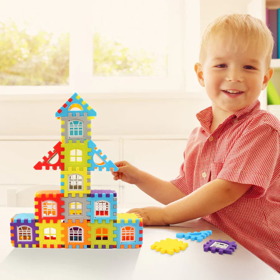 Montessori Bausteine Set für Kinder ab 3 Jahren - Lernspielzeug